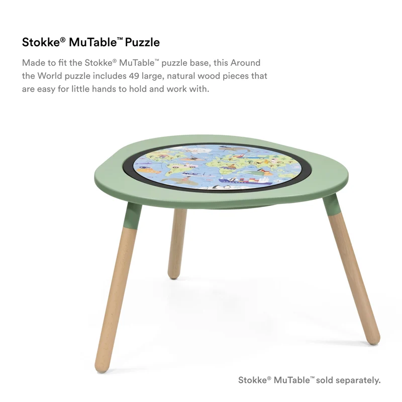 Stokke Mutable Puzzle V2 Around The World - Green