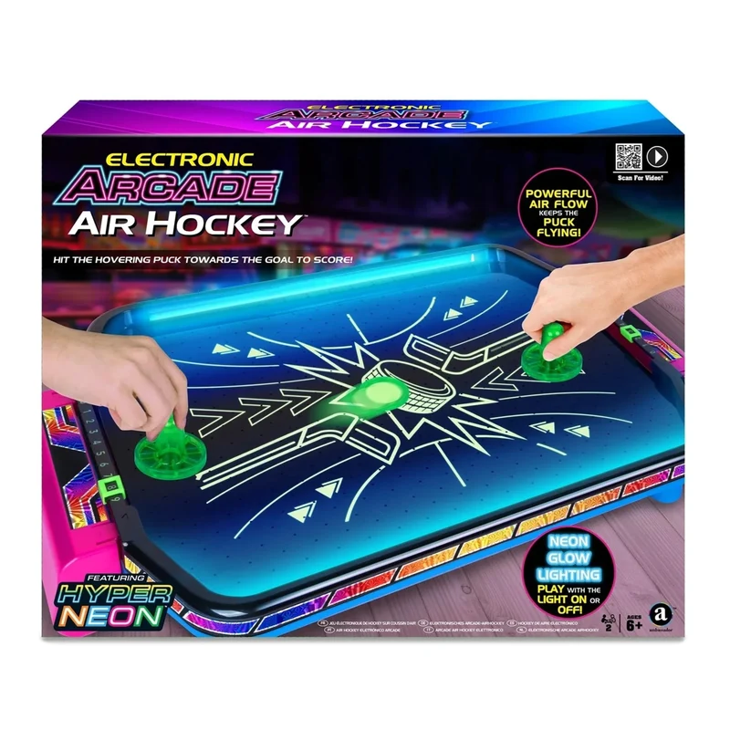 Ambassador - Electronic Arcade Air Hockey (Neon Series)