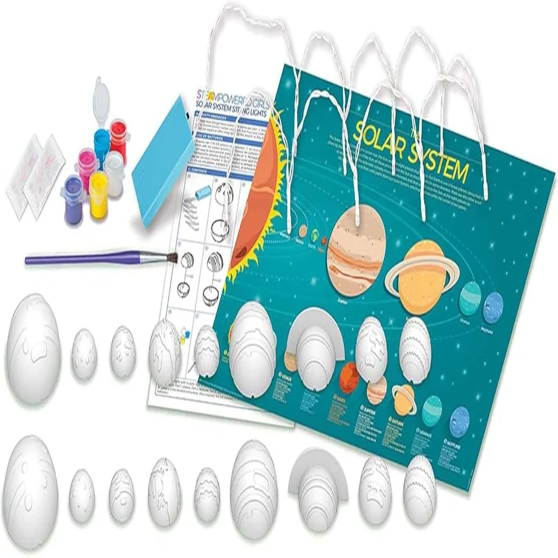 4M Girl Steam / Solar System String Lights