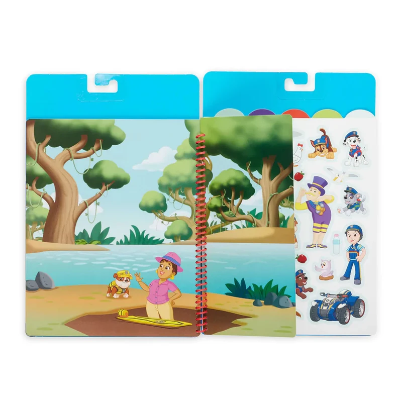 Melissa and Doug Paw Patrol Restickable Stickers Flip-Flap Pad - Ultimate Rescue