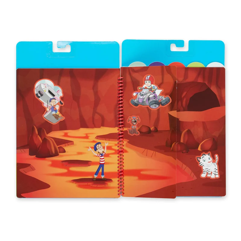 Melissa and Doug Paw Patrol Restickable Stickers Flip-Flap Pad - Ultimate Rescue