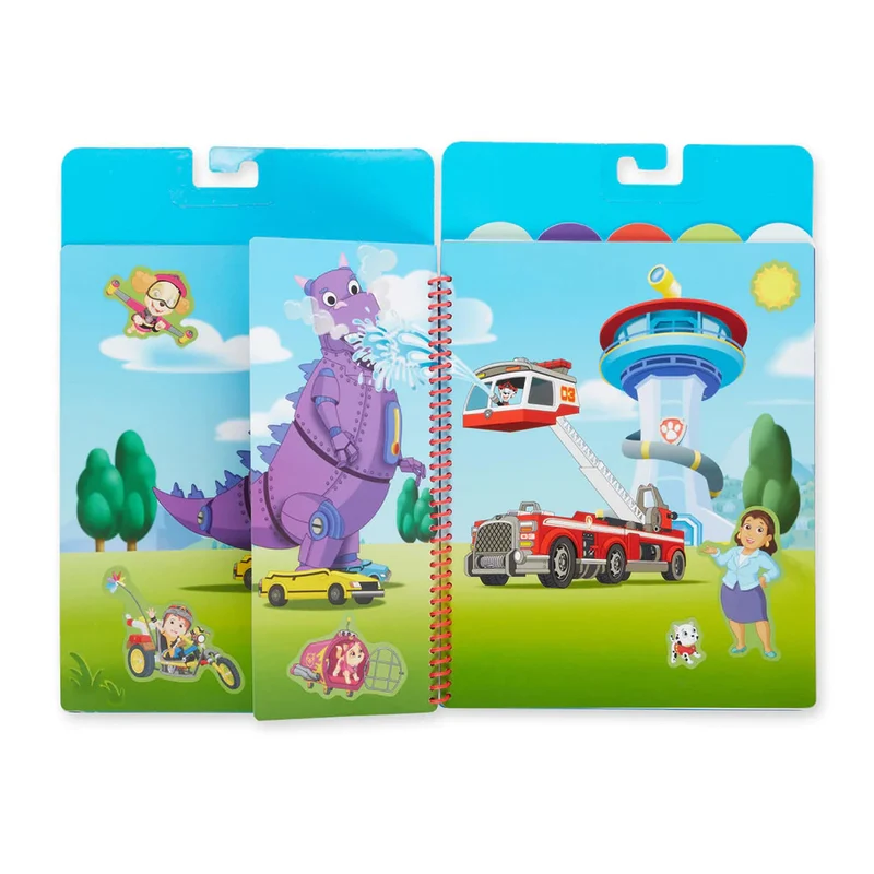Melissa and Doug Paw Patrol Restickable Stickers Flip-Flap Pad - Ultimate Rescue