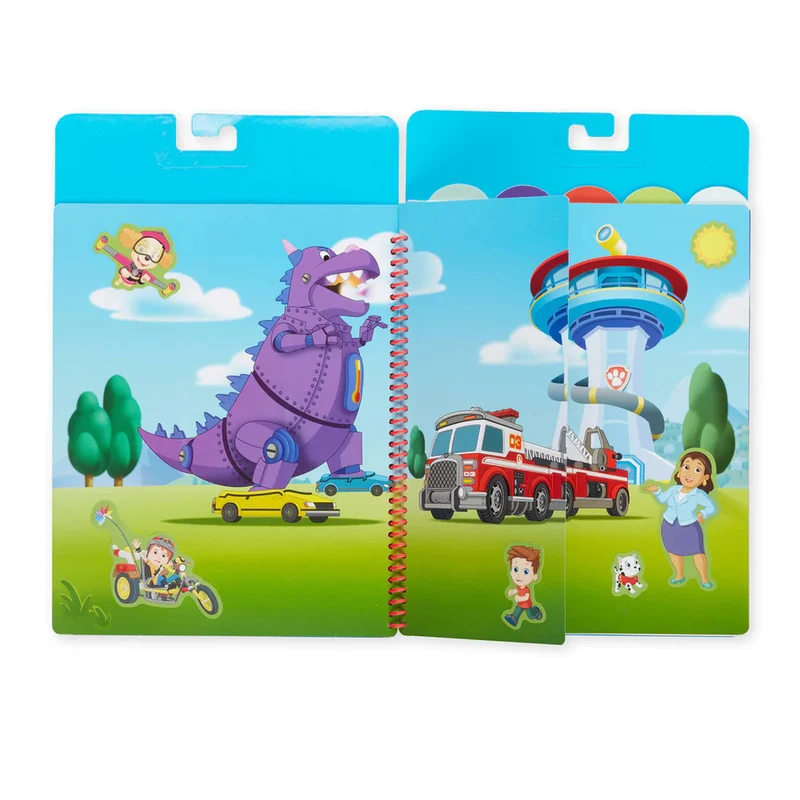Melissa and Doug Paw Patrol Restickable Stickers Flip-Flap Pad - Ultimate Rescue