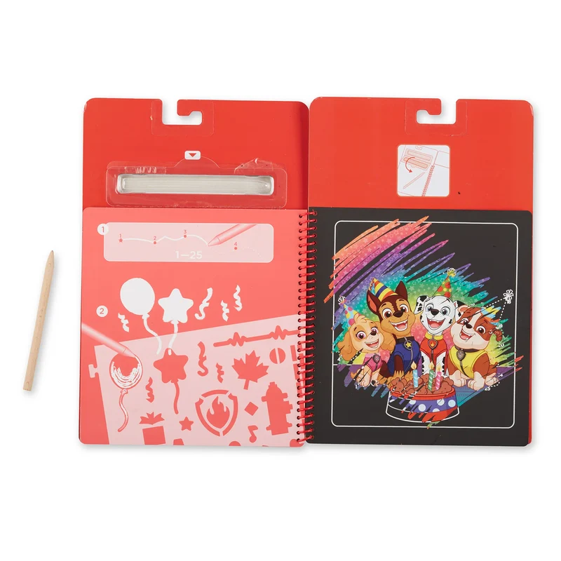 Melissa and Doug Paw Patrol Scratch Art Pad - Marshall