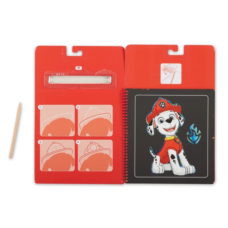 Melissa and Doug Paw Patrol Scratch Art Pad - Marshall