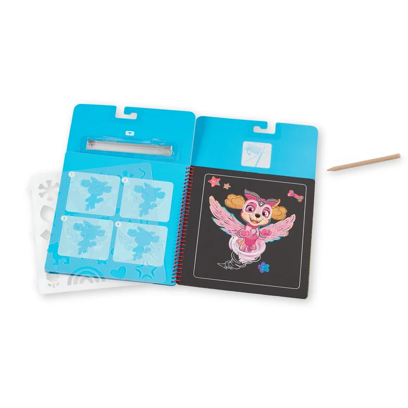 Melissa and Doug Paw Patrol Scratch Art Pad - Skye