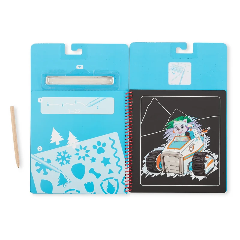 Melissa and Doug Paw Patrol Scratch Art Pad - Skye