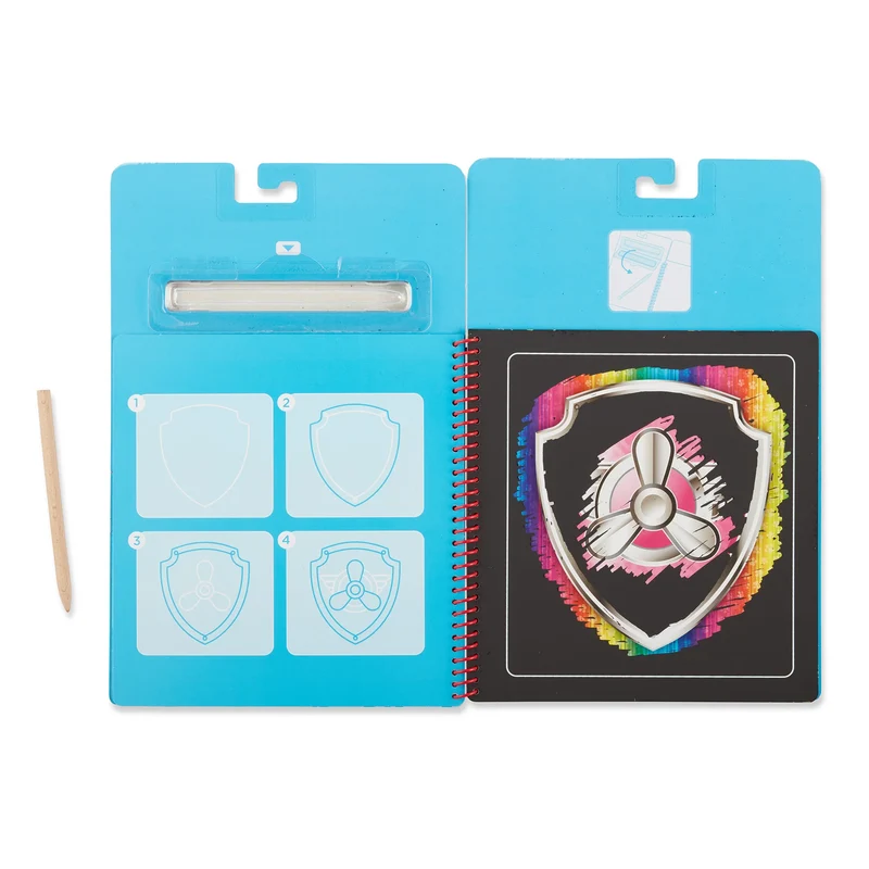 Melissa and Doug Paw Patrol Scratch Art Pad - Skye