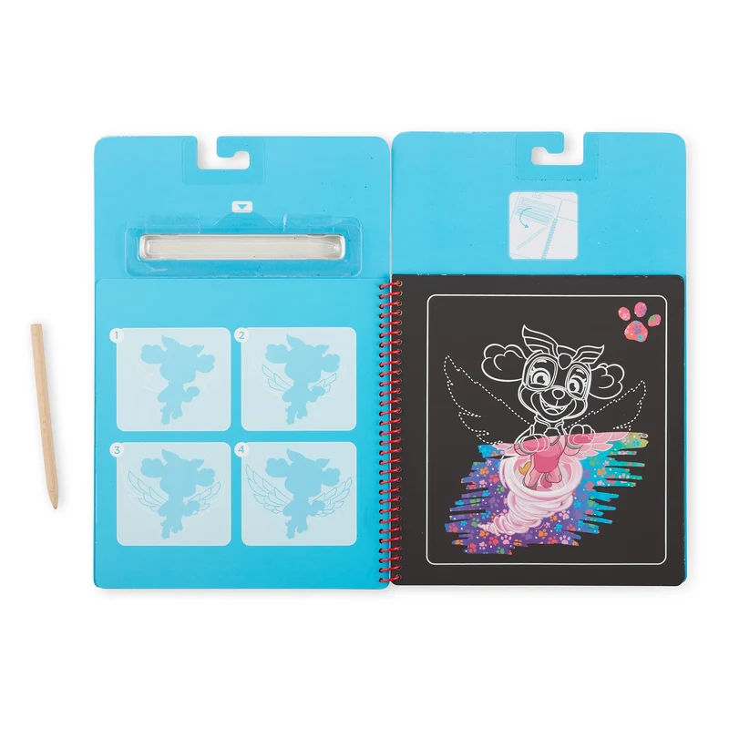 Melissa and Doug Paw Patrol Scratch Art Pad - Skye