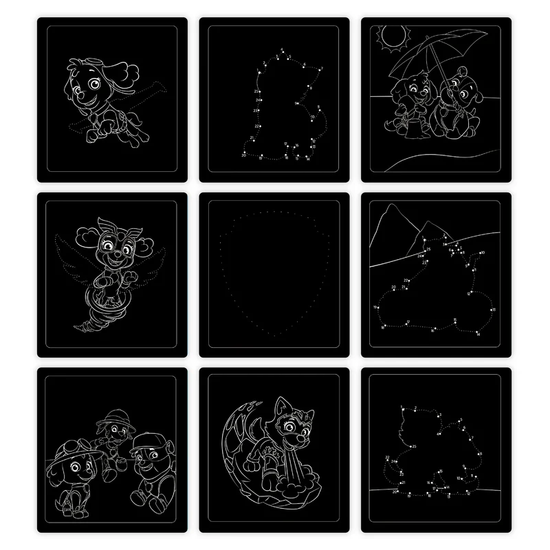 Melissa and Doug Paw Patrol Scratch Art Pad - Skye