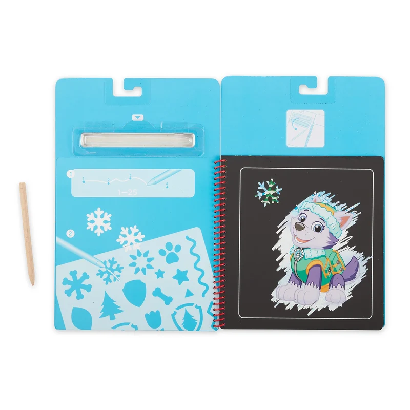 Melissa and Doug Paw Patrol Scratch Art Pad - Skye
