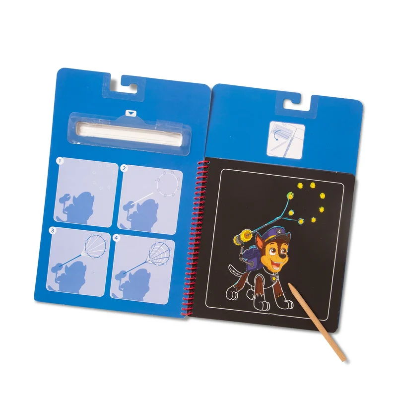 Melissa and Doug Paw Patrol Scratch Art Pad - Chase