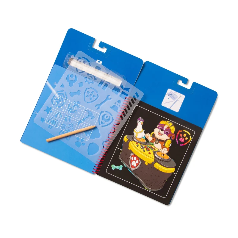 Melissa and Doug Paw Patrol Scratch Art Pad - Chase