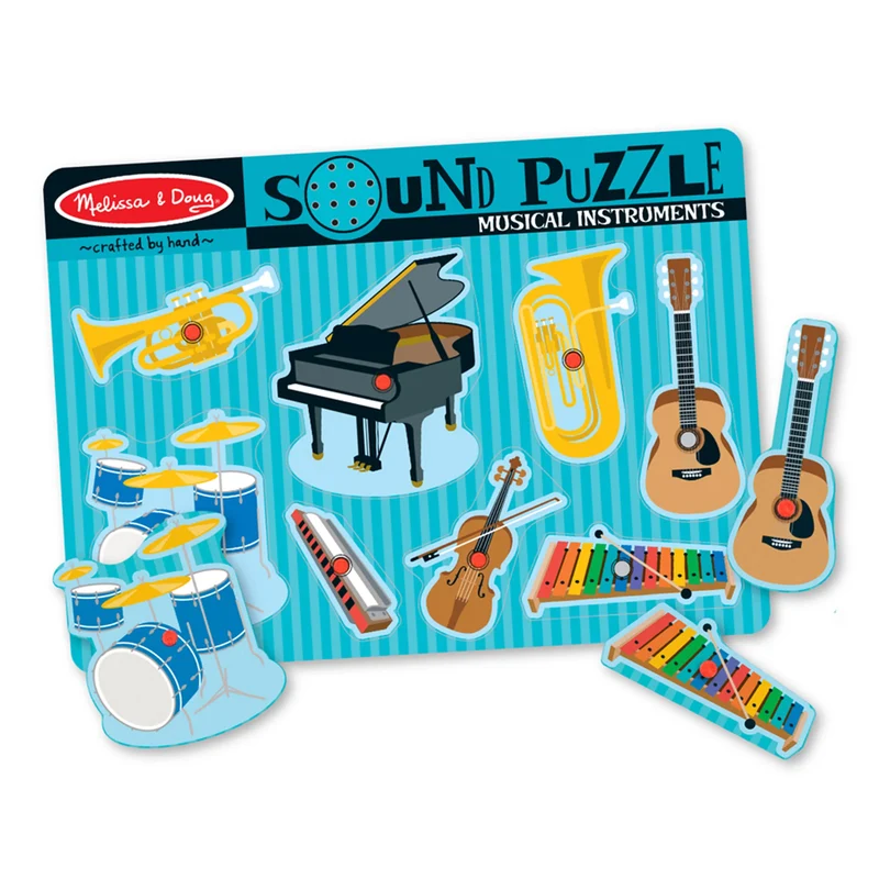 Melissa and Doug Musical Instruments Sound Puzzle