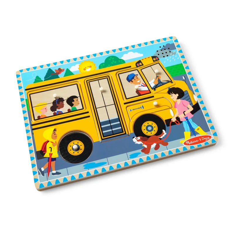 Melissa and Doug The Wheels on the Bus Sound Puzzle