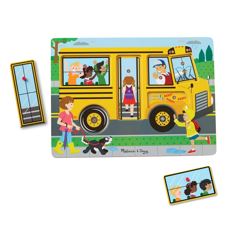 Melissa and Doug The Wheels on the Bus Sound Puzzle
