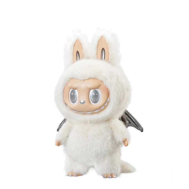 Pop Mart The Monsters Labubu Zimomo Angel In Clouds Figure With Tote Bag