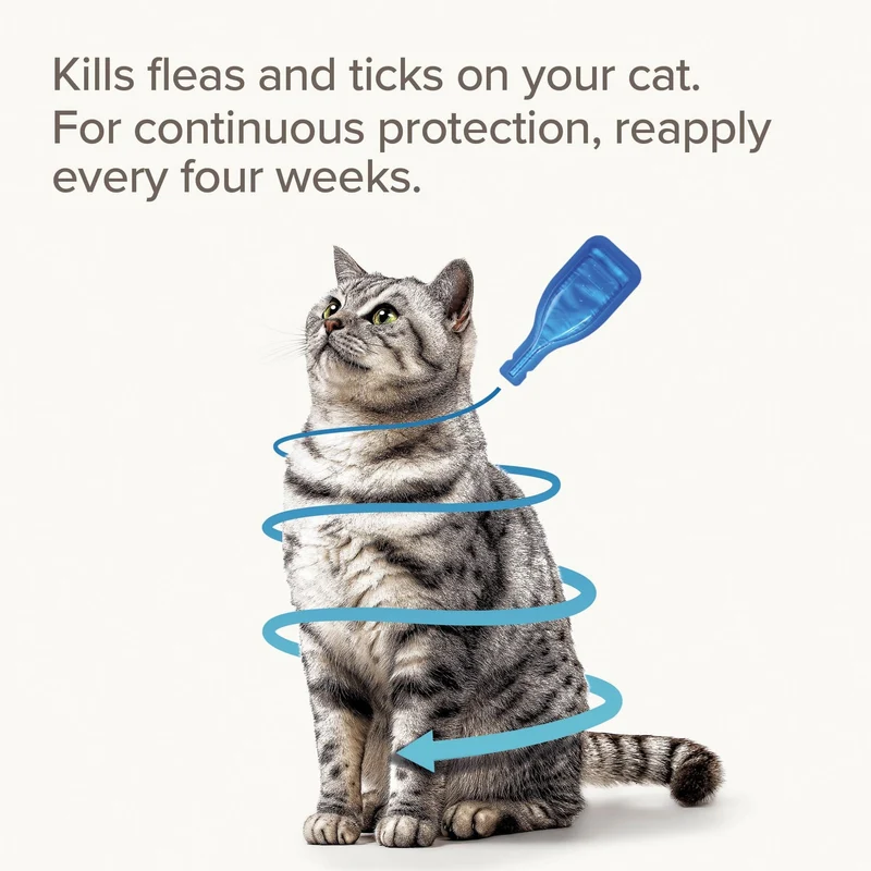 Beaphar Fiprotec for Cat 4 Pipettes