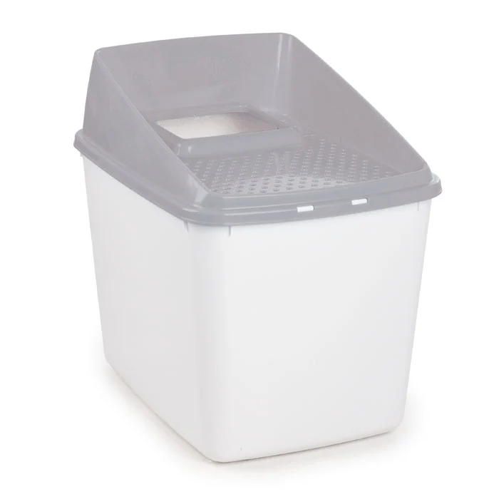 afp-All for Paws No Mess Smart Cat Litter Toilet Box Grey