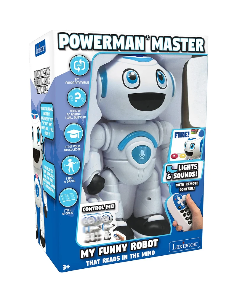 LexiBook Powerman Master Stem Robot with Quiz Music