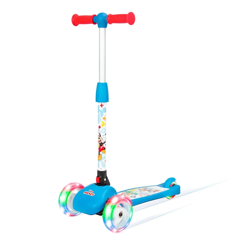 Spartan Mickey 3-Wheel LED Folding Scooter