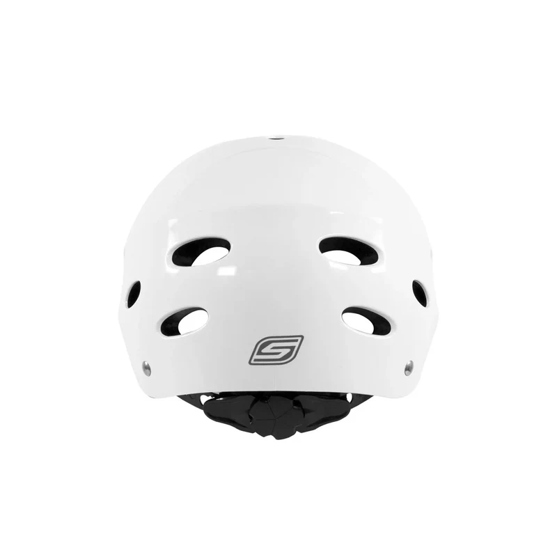 Spartan White Glossy Helmet - L-58-62cm