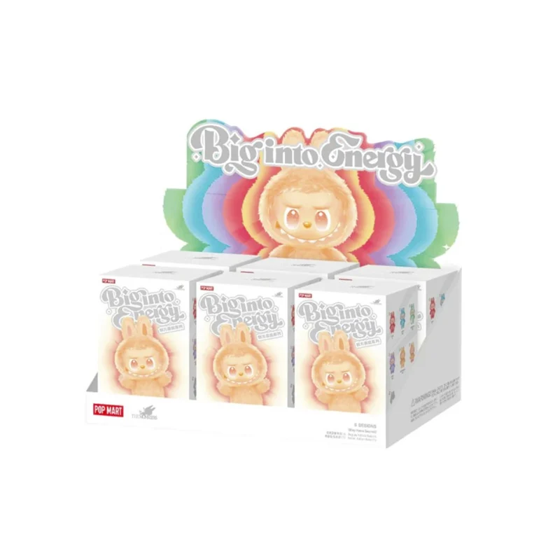 Pop Mart Labubu "The Monsters - Big into Energy" Series Vinyl Plush Pendant Sealed Case (6 Blind Box)
