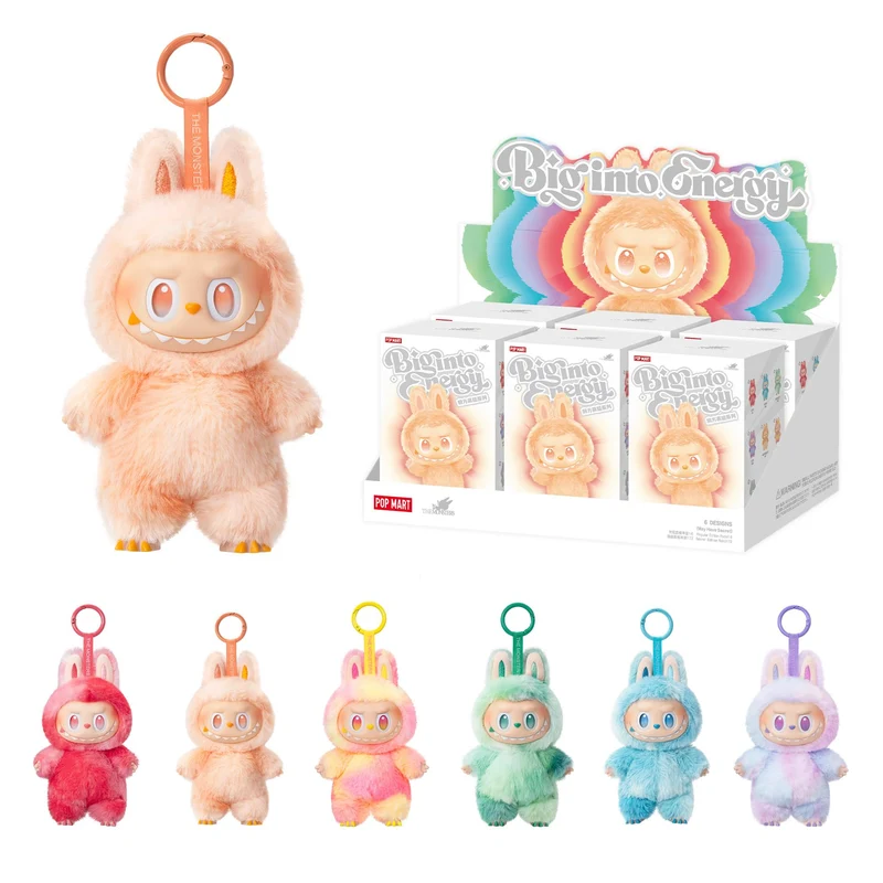 Pop Mart Labubu "The Monsters - Big into Energy" Series Vinyl Plush Pendant Sealed Case (6 Blind Box)