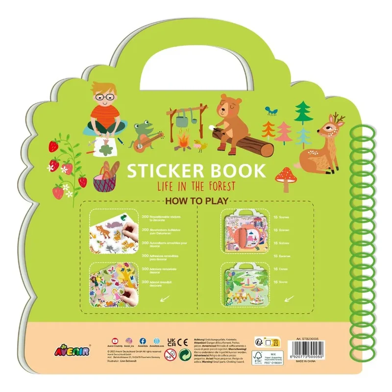 Avenir Sticker BookLife In The Forest