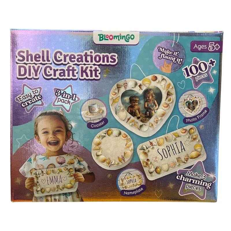 Bloomingo Shell Creations DIY Craft Kit