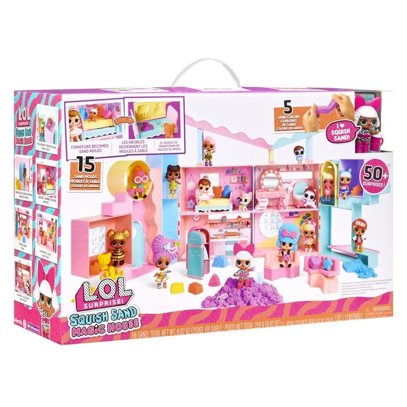 LOL Surprise Squish Sand Magic House with Tot