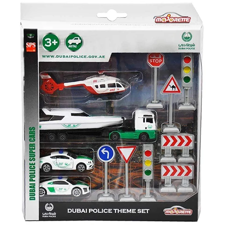 Majorette - Dubai Police SOS Theme Set