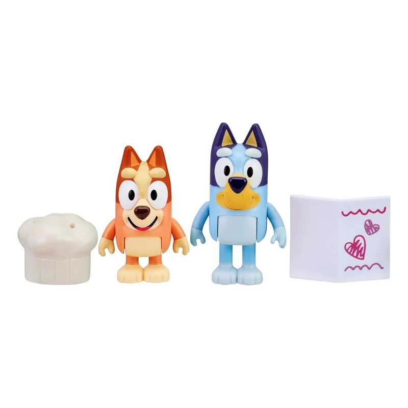 Bluey Figure Fancy Restaurant 2pack