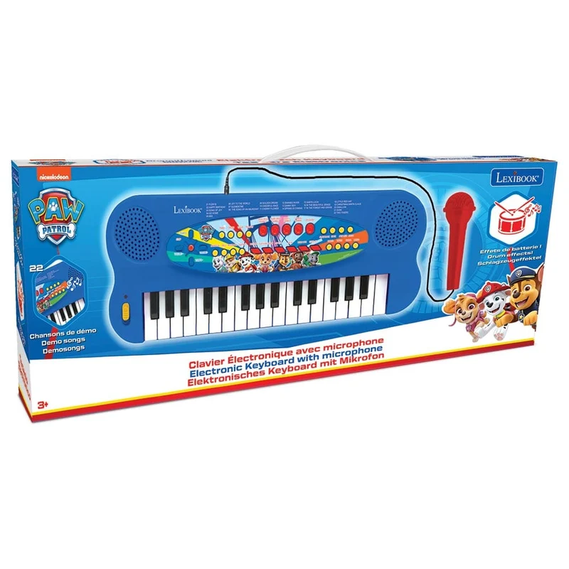 Lexibook - Paw Petrol Keyboard with Mic (32 keys)