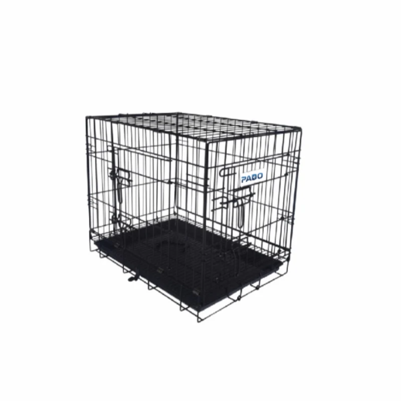 Pado Double Door Dog Crate With Mesh Floor