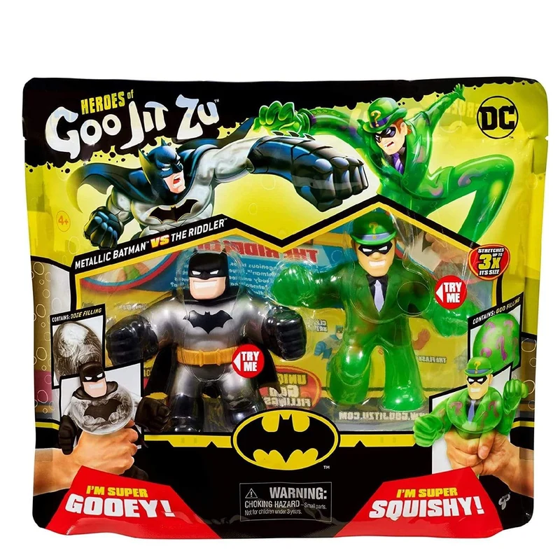 Heroes of Goo Jit Zu - Metallic Batman Vs The Riddler
