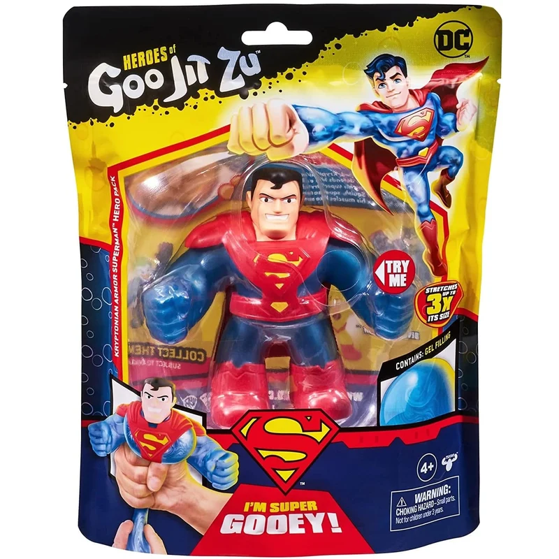 Heroes Of Goo Jit Zu Licensed DC S3 Hero Pack - Kryptonian Armor Superman