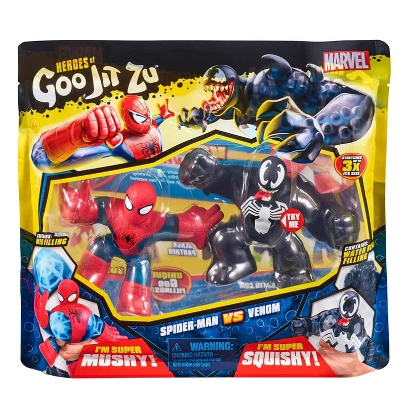 Heroes of Goo Jit Zu Licensed Marvel Versus Pack - Spider-Man vs Venom