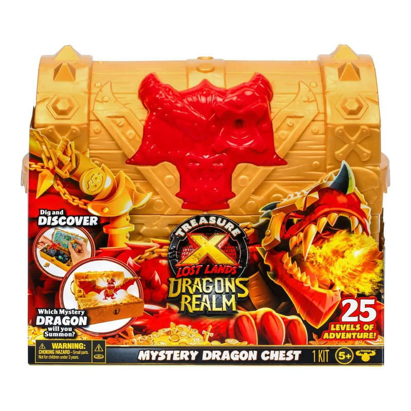 TreasureX - Dragons Realm Mystery Dragon Chest Playset