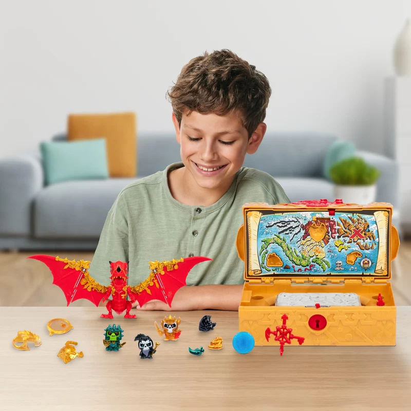 TreasureX - Dragons Realm Mystery Dragon Chest Playset