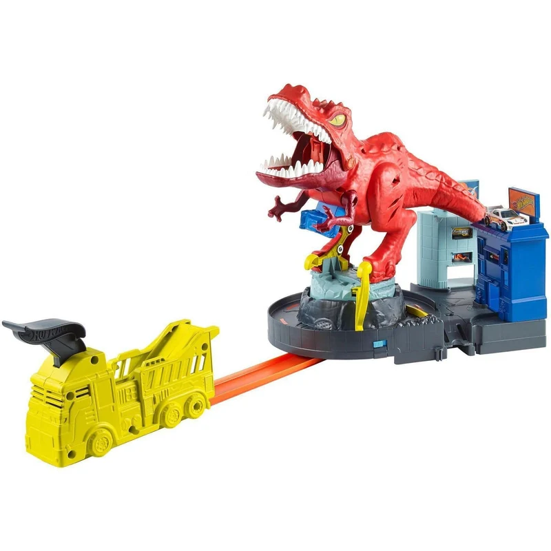 Hot Wheels CITY MAIN LINE - T-REX RAMPAGE PLAYSET