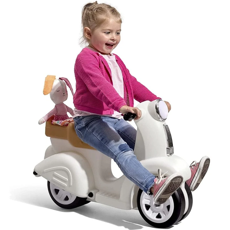 Step2 Ride Along Scooter - White