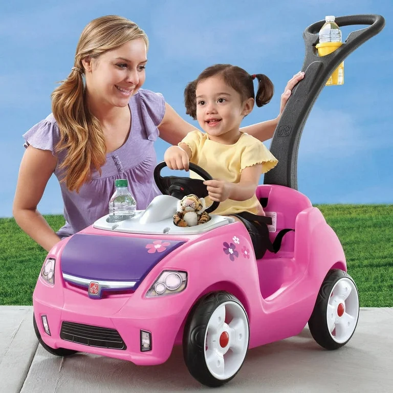Step2 - Whisper Ride II Single Seater Push Car - Pink
