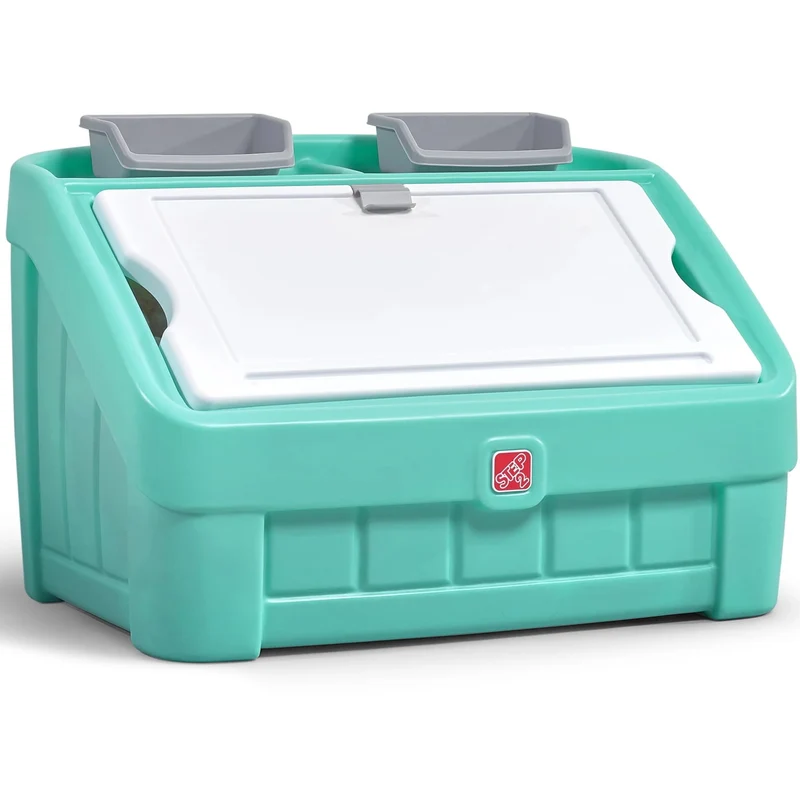 Step2 2 in 1 Toy Box and Art Lid - Mint