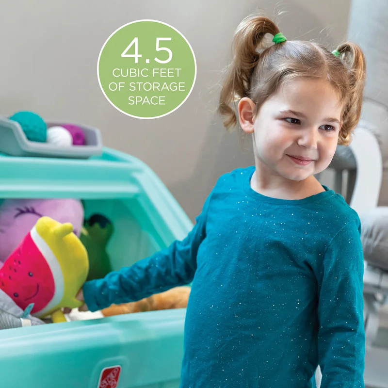 Step2 2 in 1 Toy Box and Art Lid - Mint