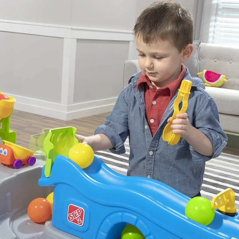 Step2 Ball Buddies Truckin & Rollin Play Table - Blue & Grey