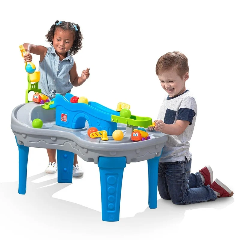 Step2 Ball Buddies Truckin & Rollin Play Table - Blue & Grey