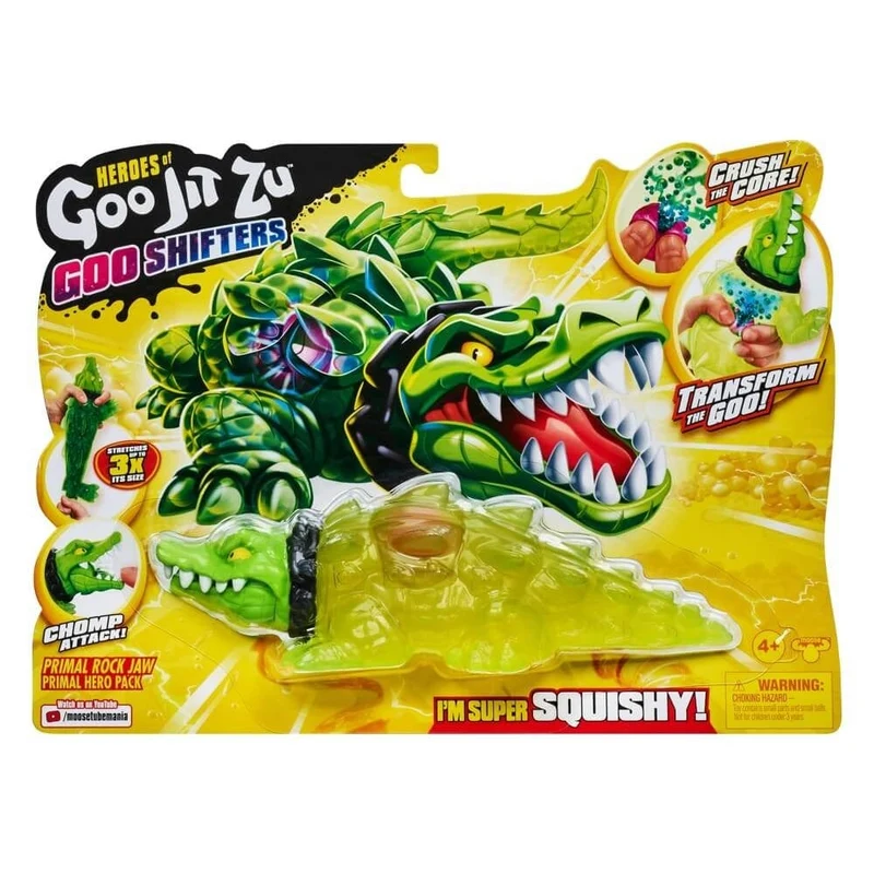 Heroes of Goo Jit Zu Goo Shifters Primal Rock Jaw Figure (15 cm)