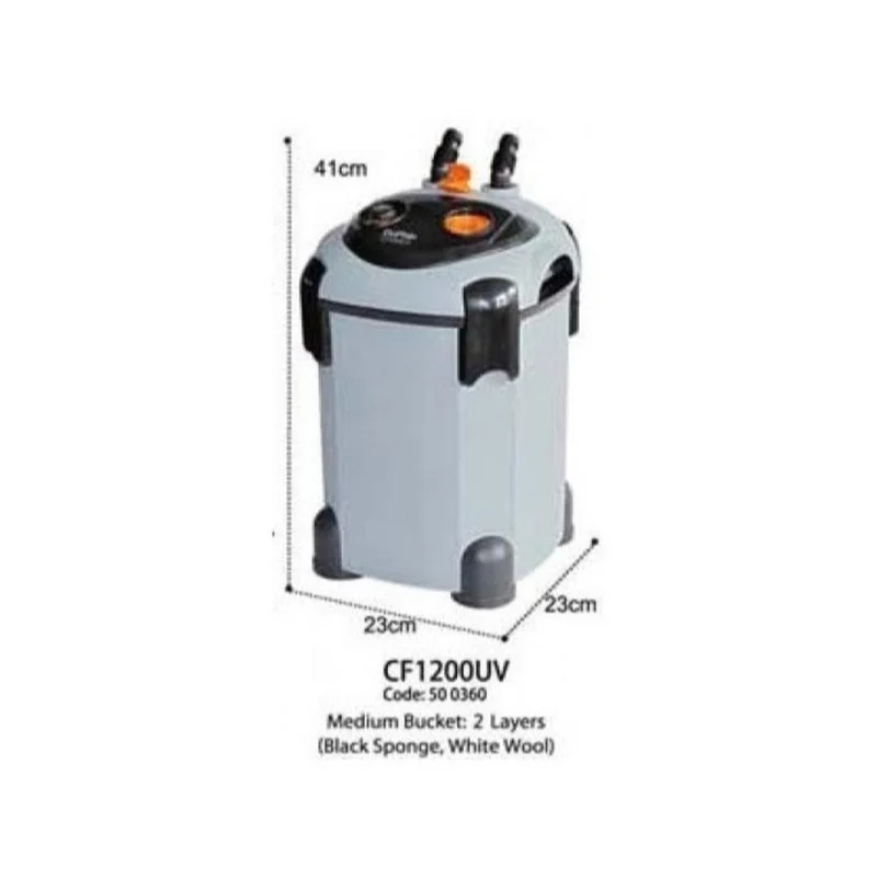 KW Zone Dophin Canister Filter With UV