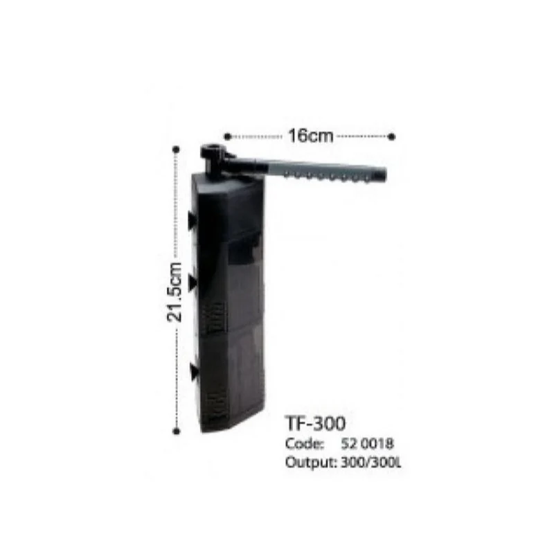 KW Zone Dophin Aquarium Triangle Internal Filter With Rainbar